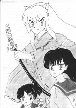 Inu Yasha, Kagome und Nobunaga