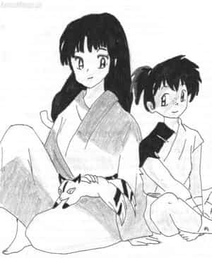 Sango, Kohaku und Kirara
