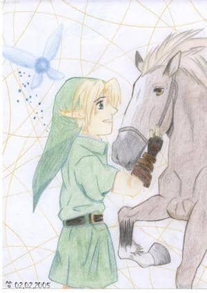 Link mit Epona