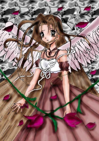 my Angel colour.....outlines Leoparden