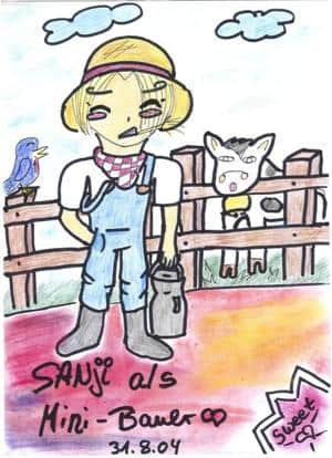 Sanji als mini bauer