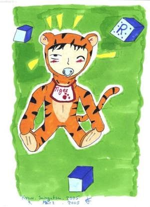 KLeiner Ruffy als Tigger^^