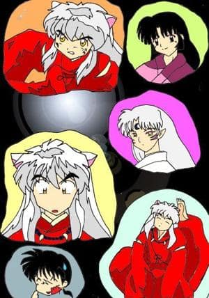 Inu, Miroke, sango und sessi