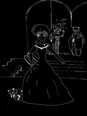 Scherz-schwarz weiß