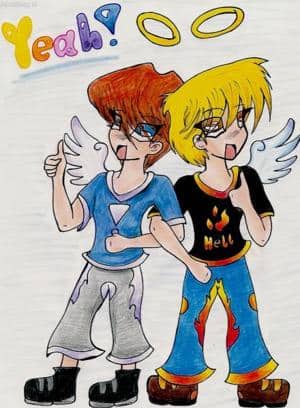 Blondling und Brünetto (oder:Sexy Chibi-Duo *löööööööl*^^)