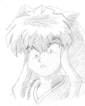 Inuyasha wirkt verunsichert