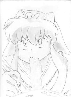 Inuyasha isst "instant noodles"