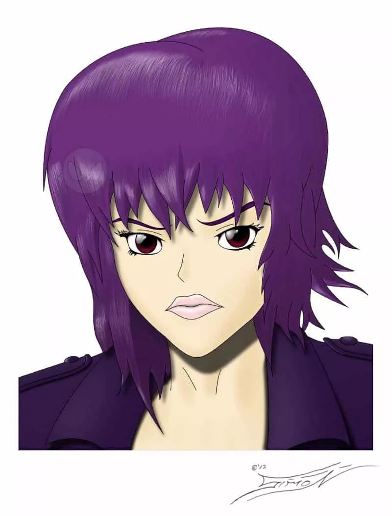 Major Motoko Kusanagi aus Ghost in the Shell S.A.C.