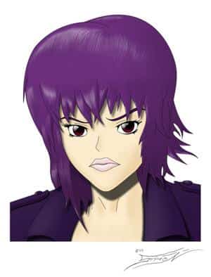 Major Motoko Kusanagi aus Ghost in the Shell S.A.C.