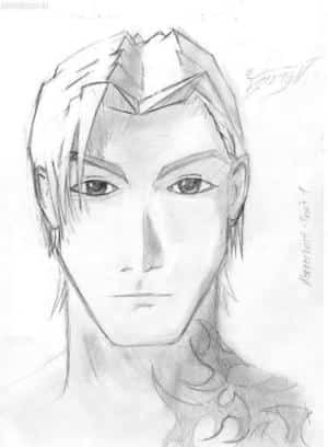 Männergesicht Versuch 1