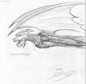 Drachenskizze