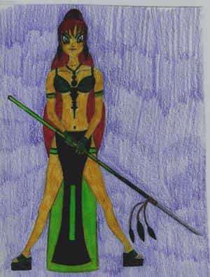 Kriegerin des Waldes