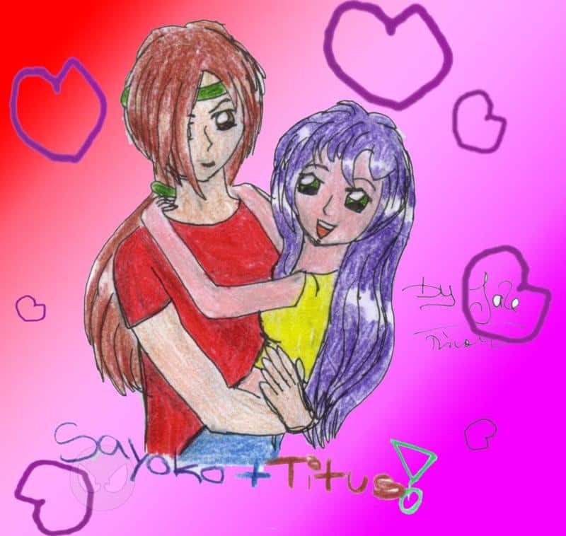 Sayoko Und Titus! (oder eher was ich von den beiden übrig gelasssen hab... -.-)