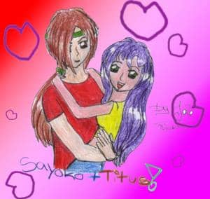 Sayoko Und Titus! (oder eher was ich von den beiden übrig gelasssen hab... -.-)