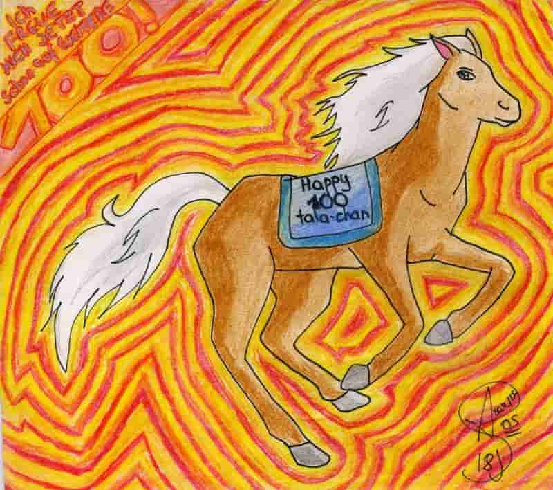 Happy 100 tala-chan
