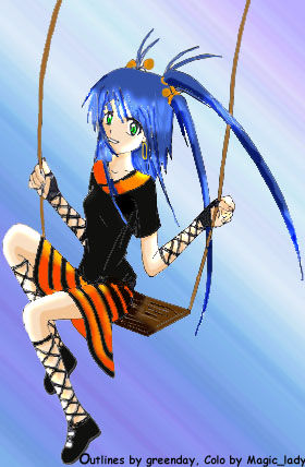 Outlines by greenday, Colo von mir ~ Just fly away...