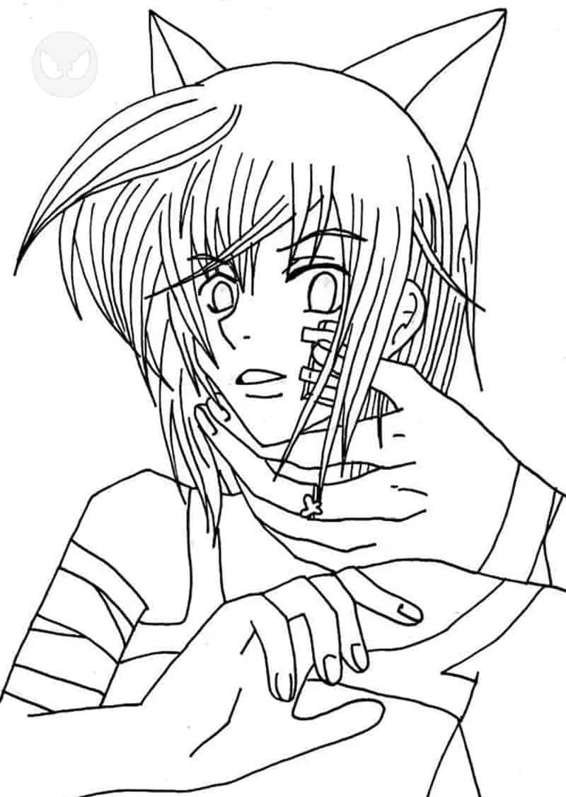 Aoyagi Ritsuka Outlines ~ Für meine Tali zum colorieren!!!