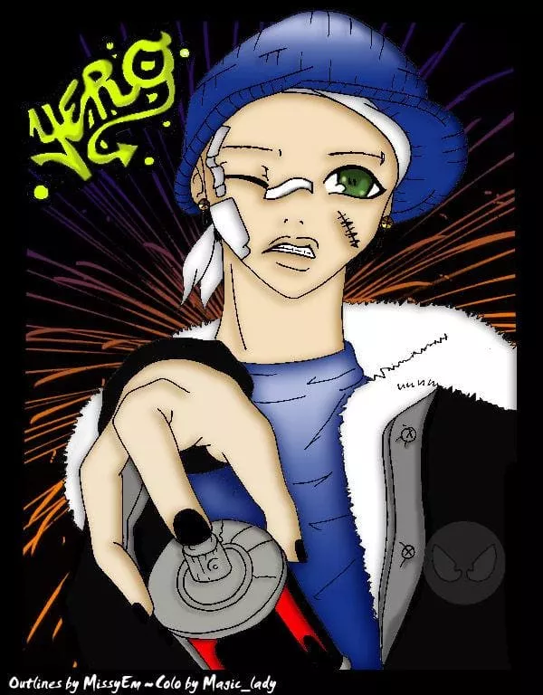 Outlines by MissyEm, Colo von mir ~ Grafiti Style