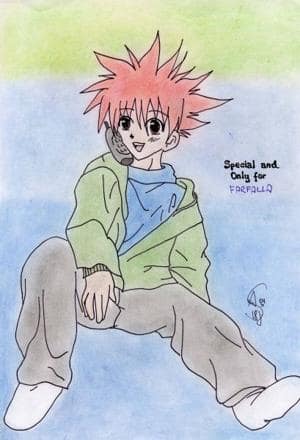 Daisuke telefoniert - special and only for Farfalla