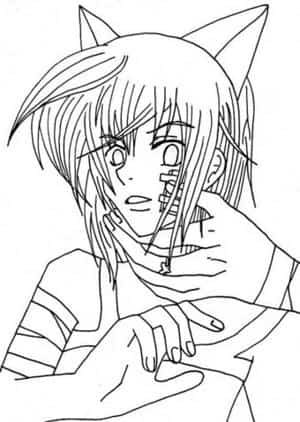 Aoyagi Ritsuka Outlines ~ Für meine Tali zum colorieren!!!