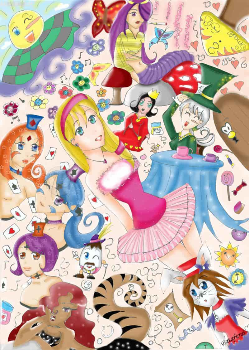 Alice im Wunderland für Stäbi ^^