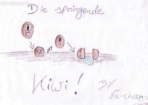 die springende kiwi! XD~