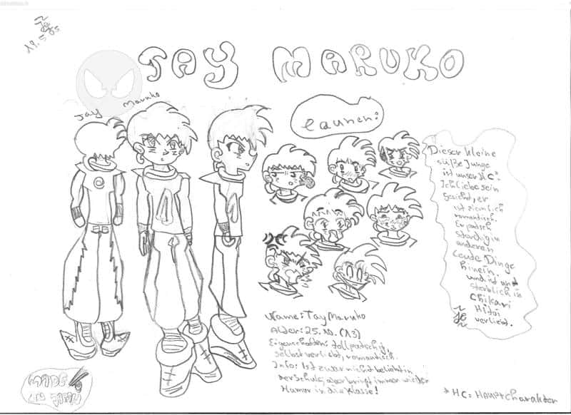 NEUER CHARA meines neuen doujinshi's!