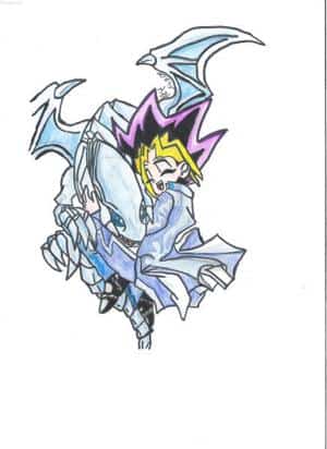 Yugi-chan mit Weißem Drachen^^