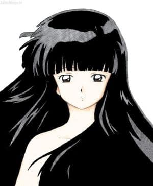 Kikyo mit offenen Haaren