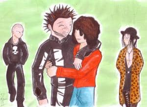 slashjunk, a crappy izzy, a strenge flux and some knid of dero i cannnot identify....