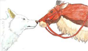 Yakul und einer von Moro's Söhnen