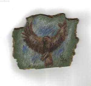 Adler-mal auf anderer Unterlage