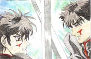 Kamui gegen Fuma!!!!!