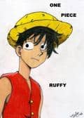 +++mein erster Ruffy+++abgemalt