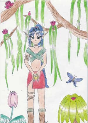 Elfe unter Baum?? XD