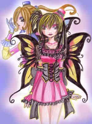 Gothic butterflys ( krakelarbeit im anatomie unterricht XD)