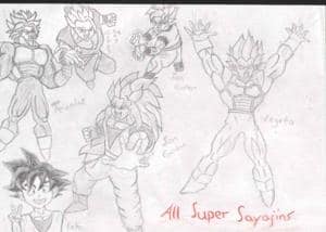 all super sayajins