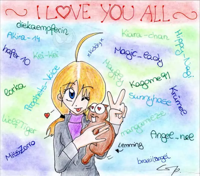 Ich liebe euch alle!!! °//°