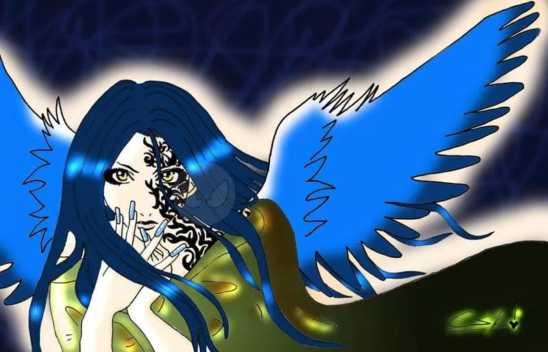 BLUE ANGEL--of darkness!!!! .//.