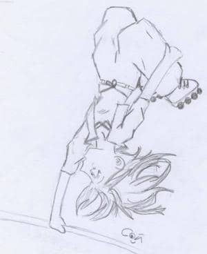 Ich mit Inlineskates