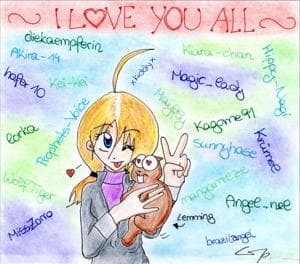 Ich liebe euch alle!!! °//°