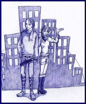 tormented loner with a nerdy girl