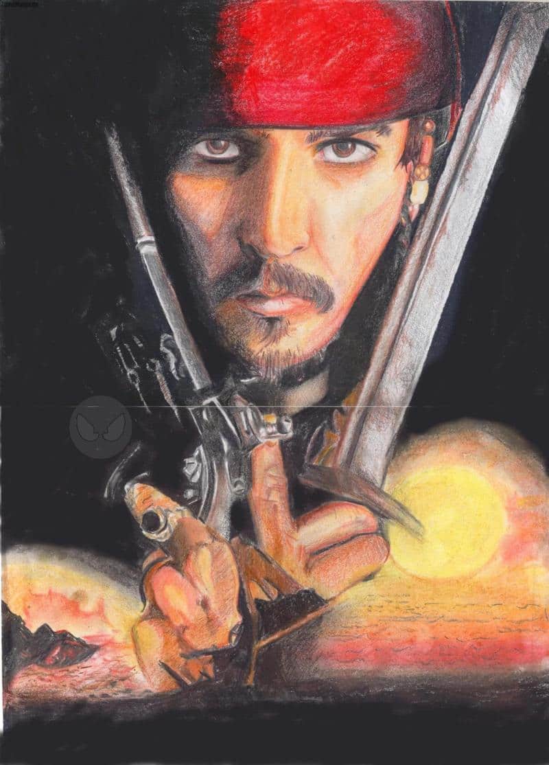 Johnny Depp alias Jack Sparrow
