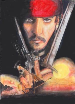 Johnny Depp alias Jack Sparrow