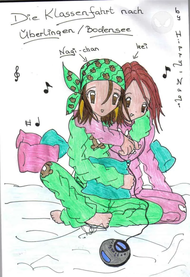 coro und ich bei der klassenfahrt nach überlingen.......