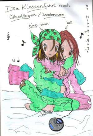 coro und ich bei der klassenfahrt nach überlingen.......