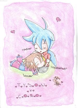 tyson und coro als chibis............