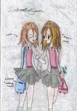 schooluniform....... coro and hippy