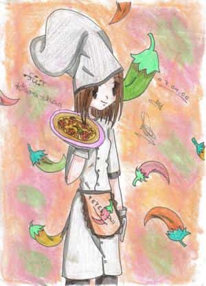 für Kiara-chan als pizzagirly...