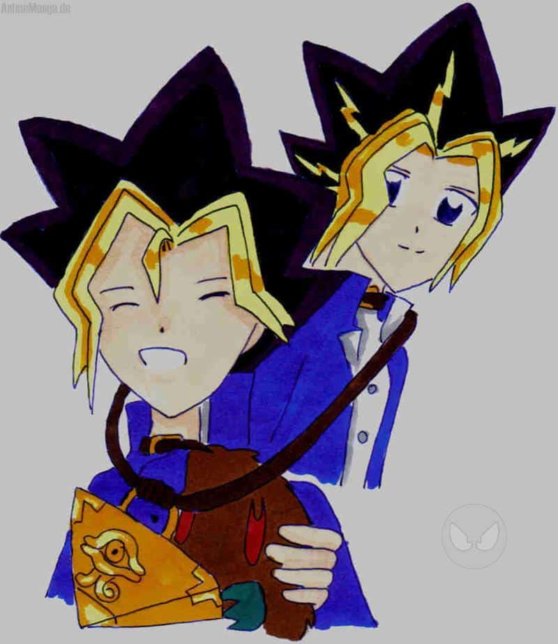 Yugi und sein Yami für Yuzori